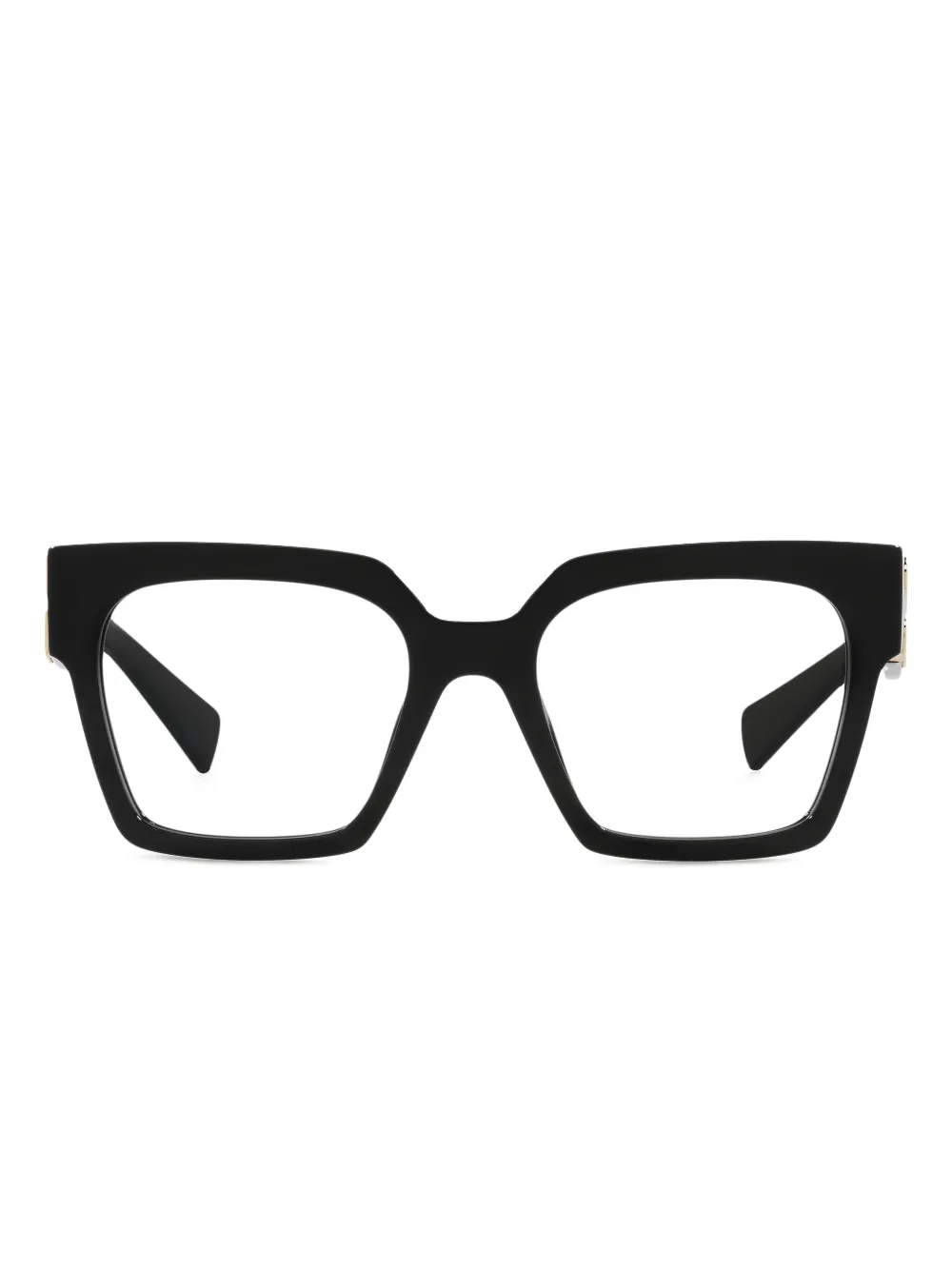 Miu Miu Eyewear MU04UV square-frame glasses | Black | Image 1