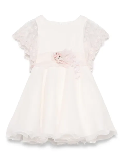 Mimilù floral-appliqué dress