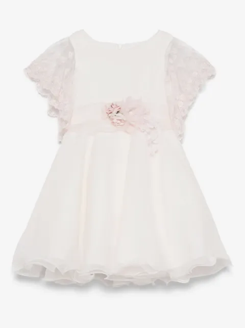 Mimilù robe à fleurs appliquées