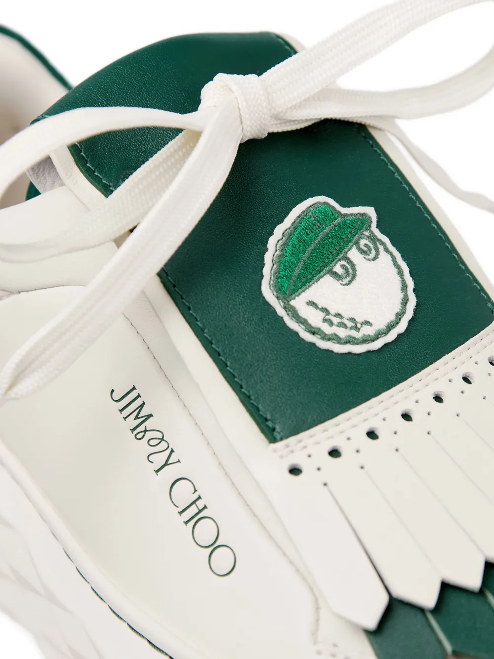 Jimmy Choo platform leather sneakers White