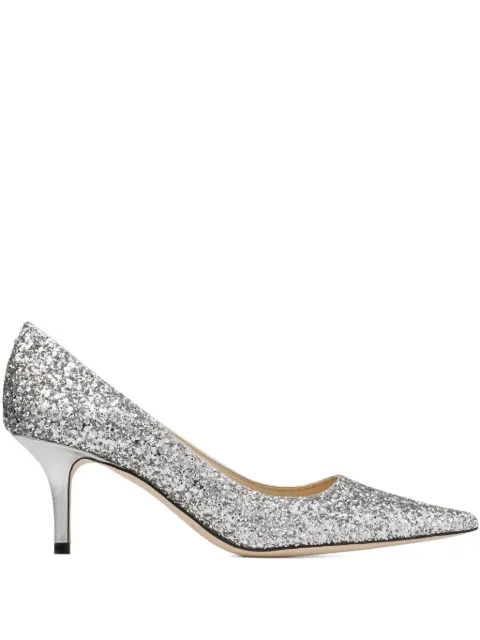 Jimmy Choo 65mm Aurora glitter pumps