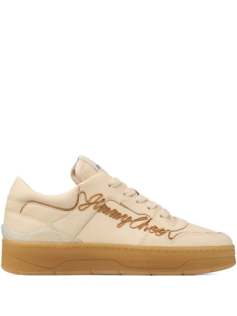Jimmy Choo Florent embroidered leather sneakers