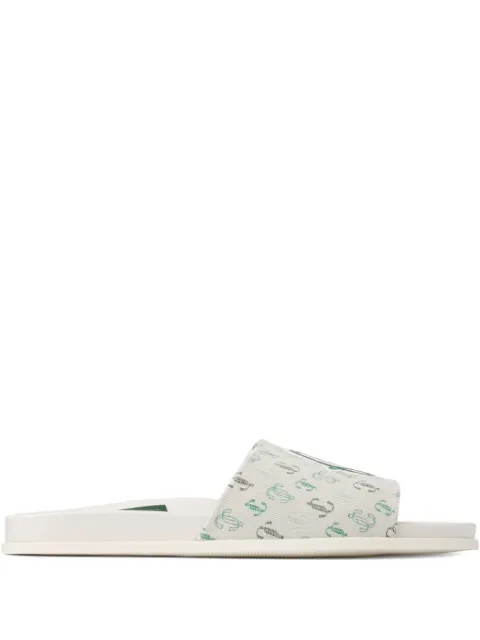 Jimmy Choo x Malbon graphic-print slides