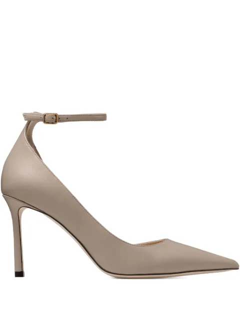 Jimmy Choo Leona 裹踝带高跟鞋（8.5厘米）
