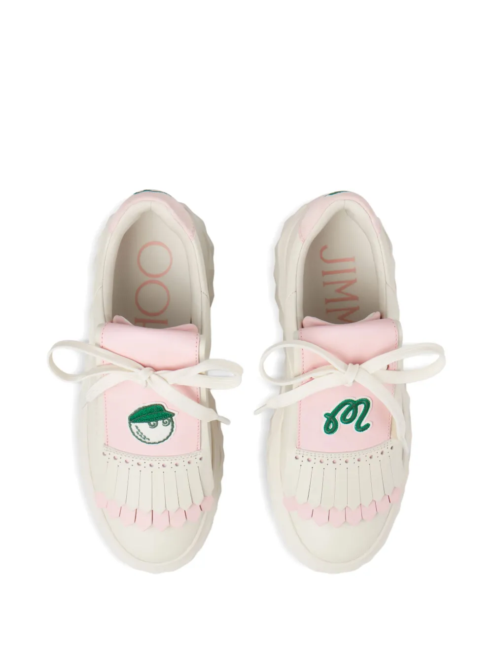 Jimmy Choo x Malbon 2.0 Diamond F low-top sneakers Neutrals