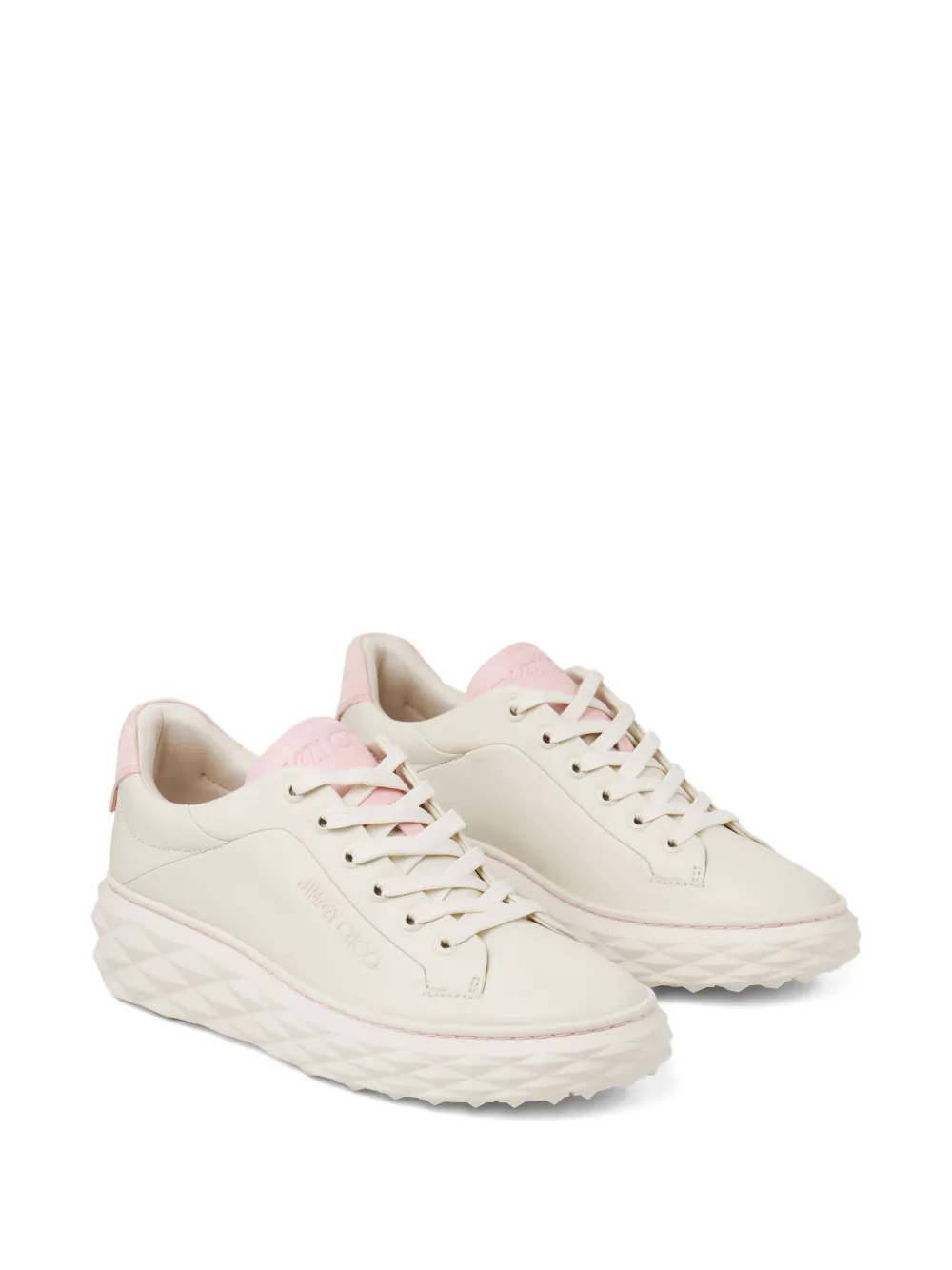 Jimmy Choo x Malbon 2.0 Diamond F low-top sneakers Neutrals