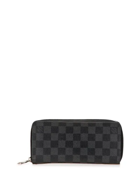 Louis Vuitton Pre-Owned 2019 Damier Graphite Vertical Zippy Wallet long wallets