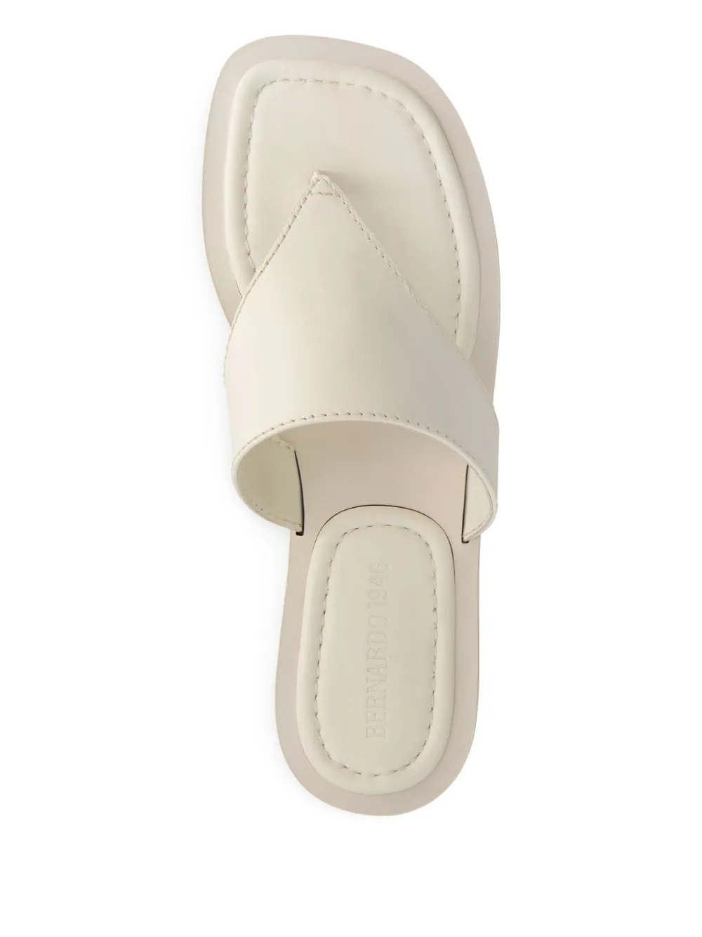 Bernardo thong slide sandals White