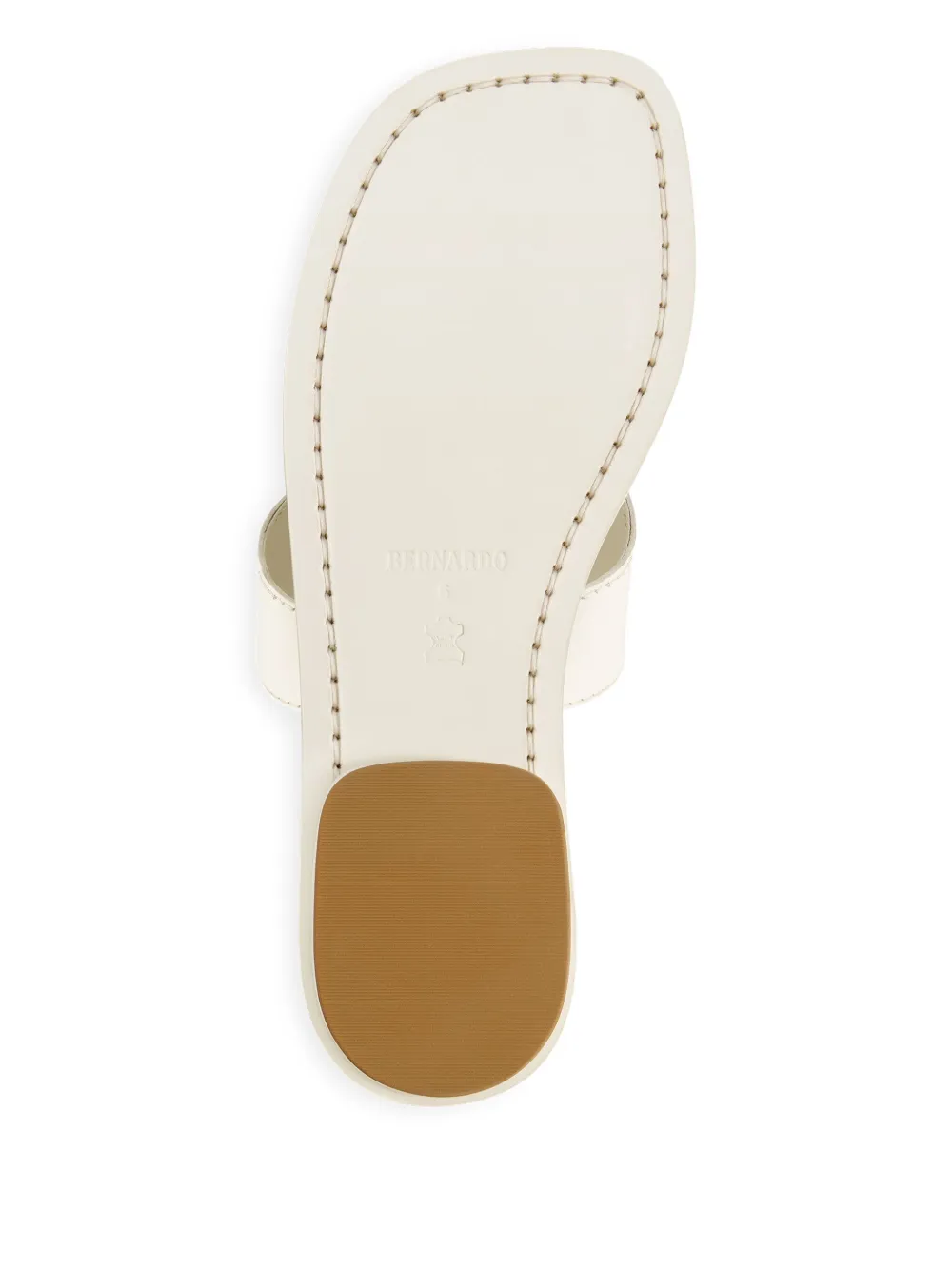 Bernardo thong slide sandals White