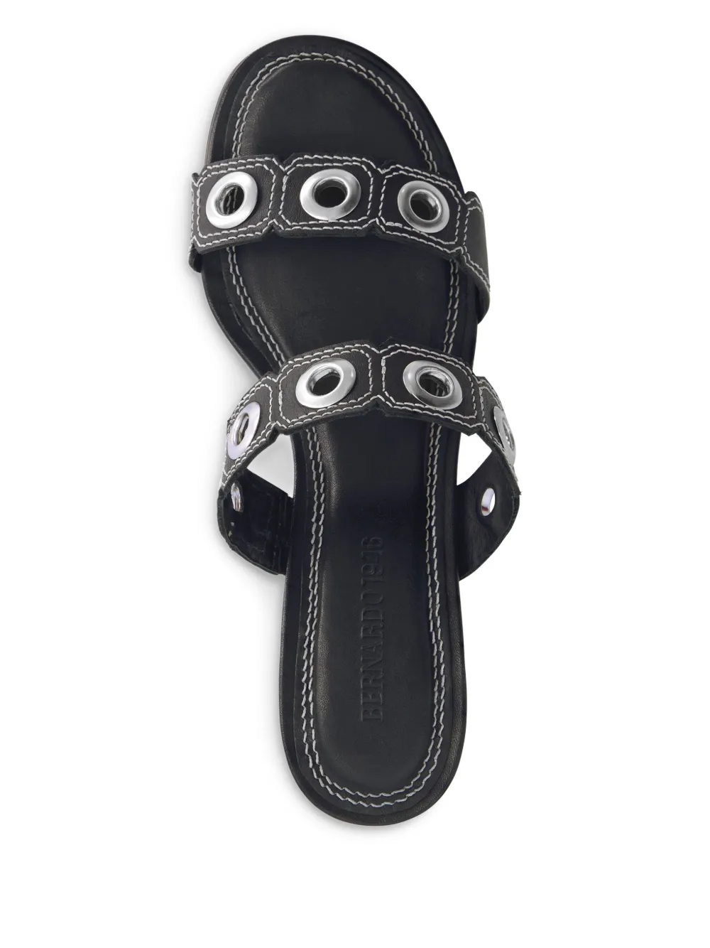 Bernardo 55mm Patra eyelet-embellished sandals Black