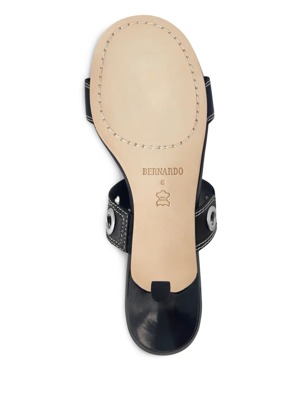 Bernardo 55mm Patra eyelet-embellished sandals Black