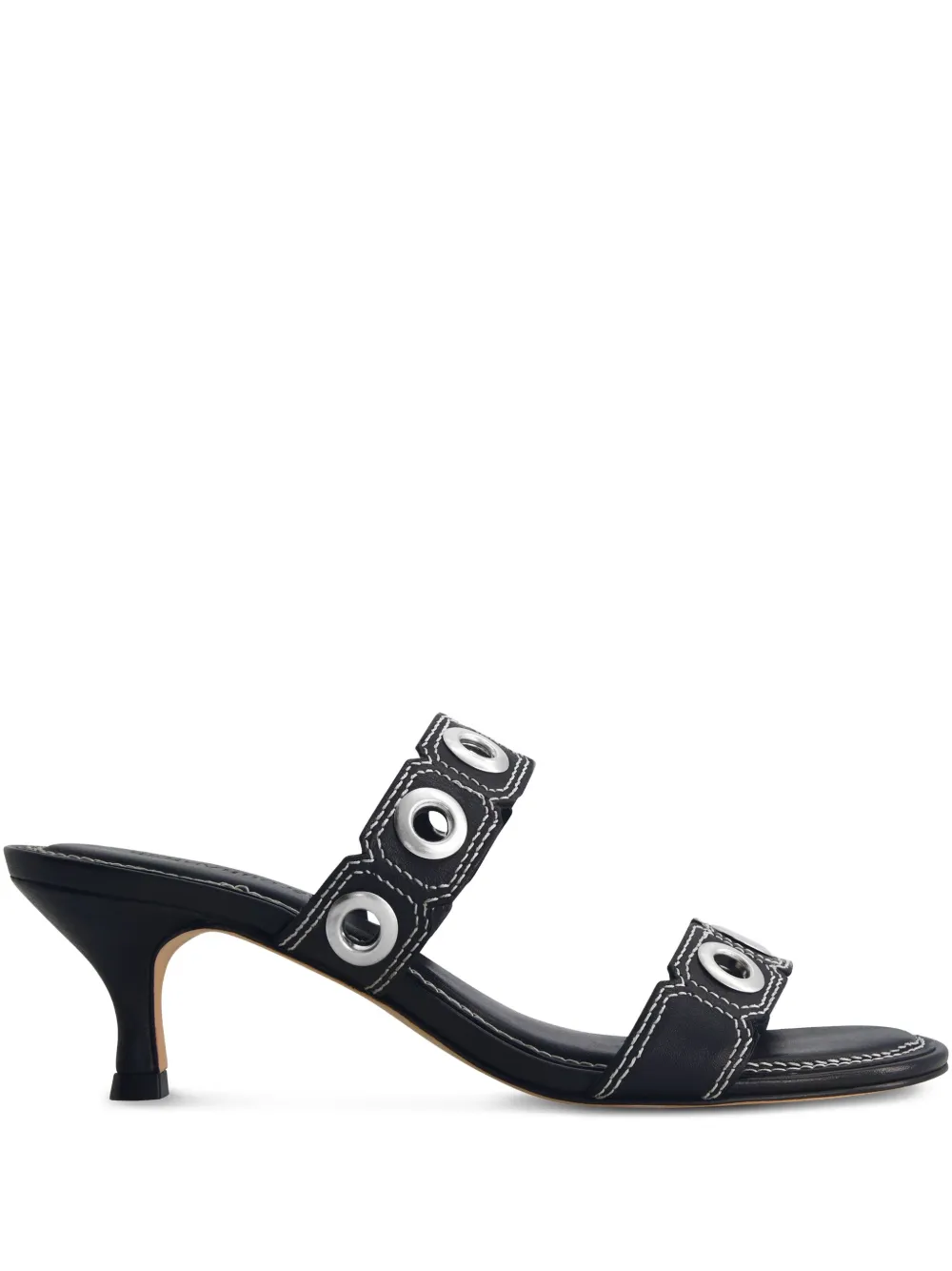 Bernardo 55mm Patra eyelet-embellished sandals Black