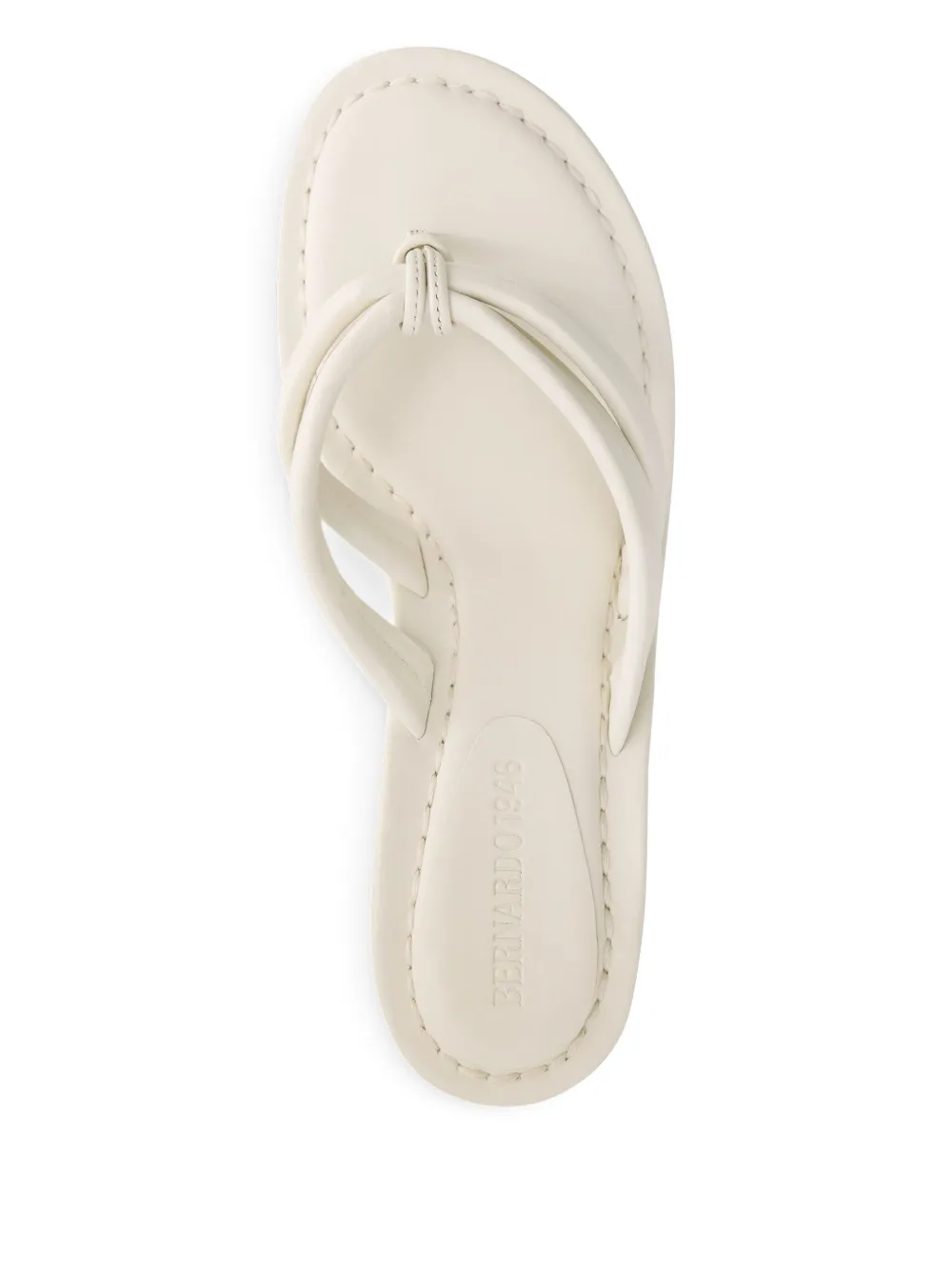 Bernardo strappy heeled mules White