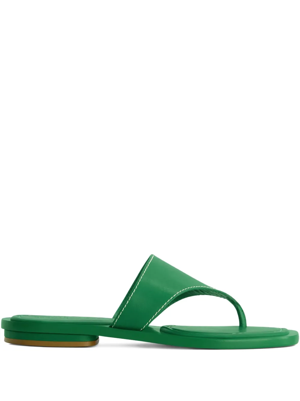 Bernardo flat thong sandals Green