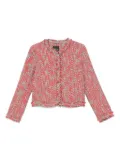 MARCCAIN tweed blazer - Red