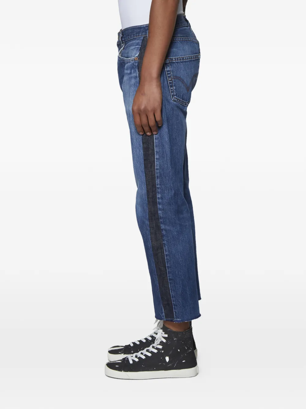  Bonum Contrast-panel Jeans - Blue 