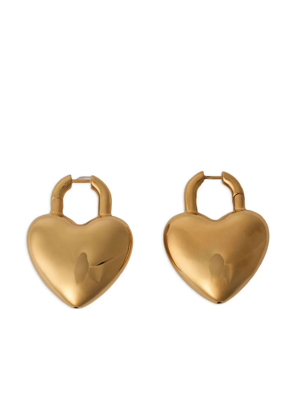 Balenciaga heart-shaped hoop earrings | Image 2