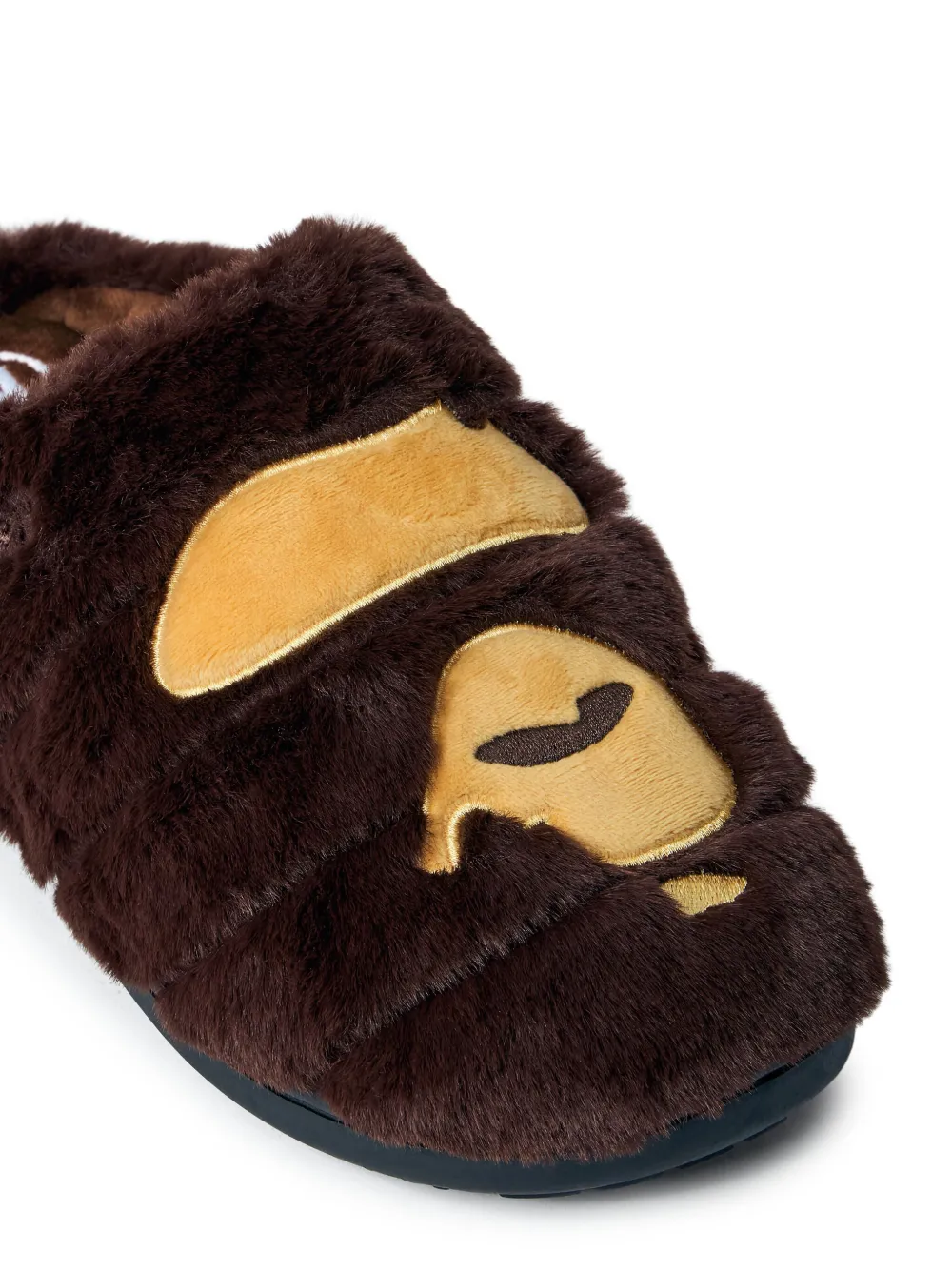 A BATHING APE x Subu Ape Head slippers Brown