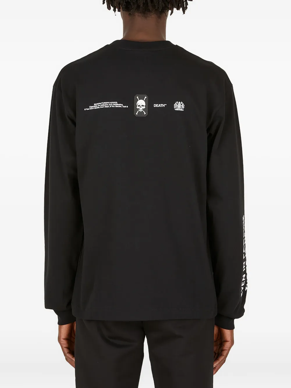 Death Cigarettes graphic-print long-sleeve T-shirt | T-Shirts & Jersey Shirts | Image 2