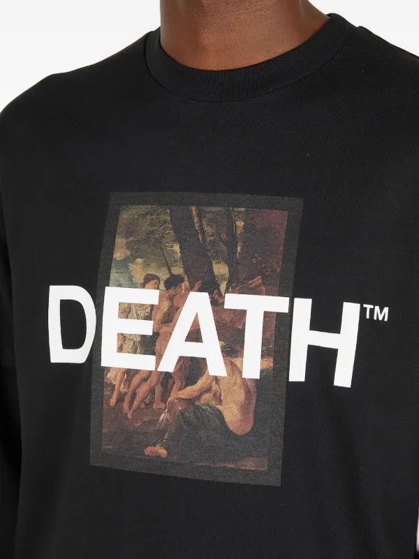 Death Cigarettes グラフィック ロングTシャツ | ブラック | FARFETCH JP