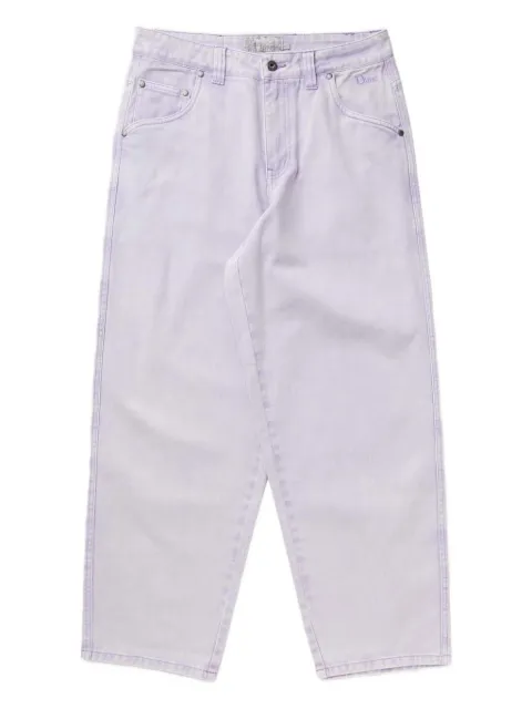 dime logo-embroidered jeans