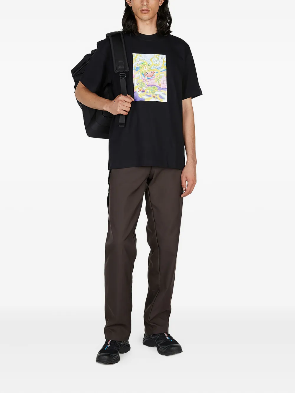 FUNGUYS graphic-print crew neck T-shirt | T-Shirts | Image 2