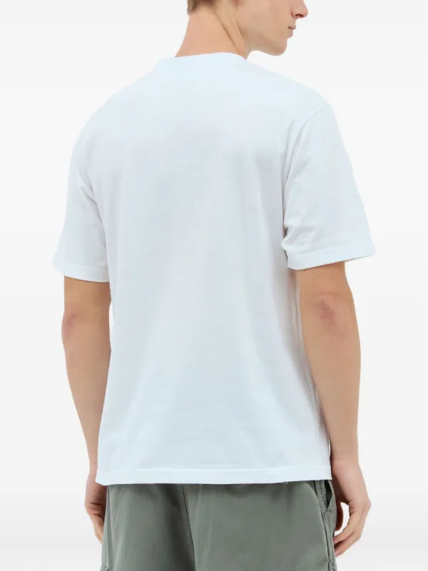 ICE & TECHNO crew-neck graphic-print T-shirt | White | FARFETCH