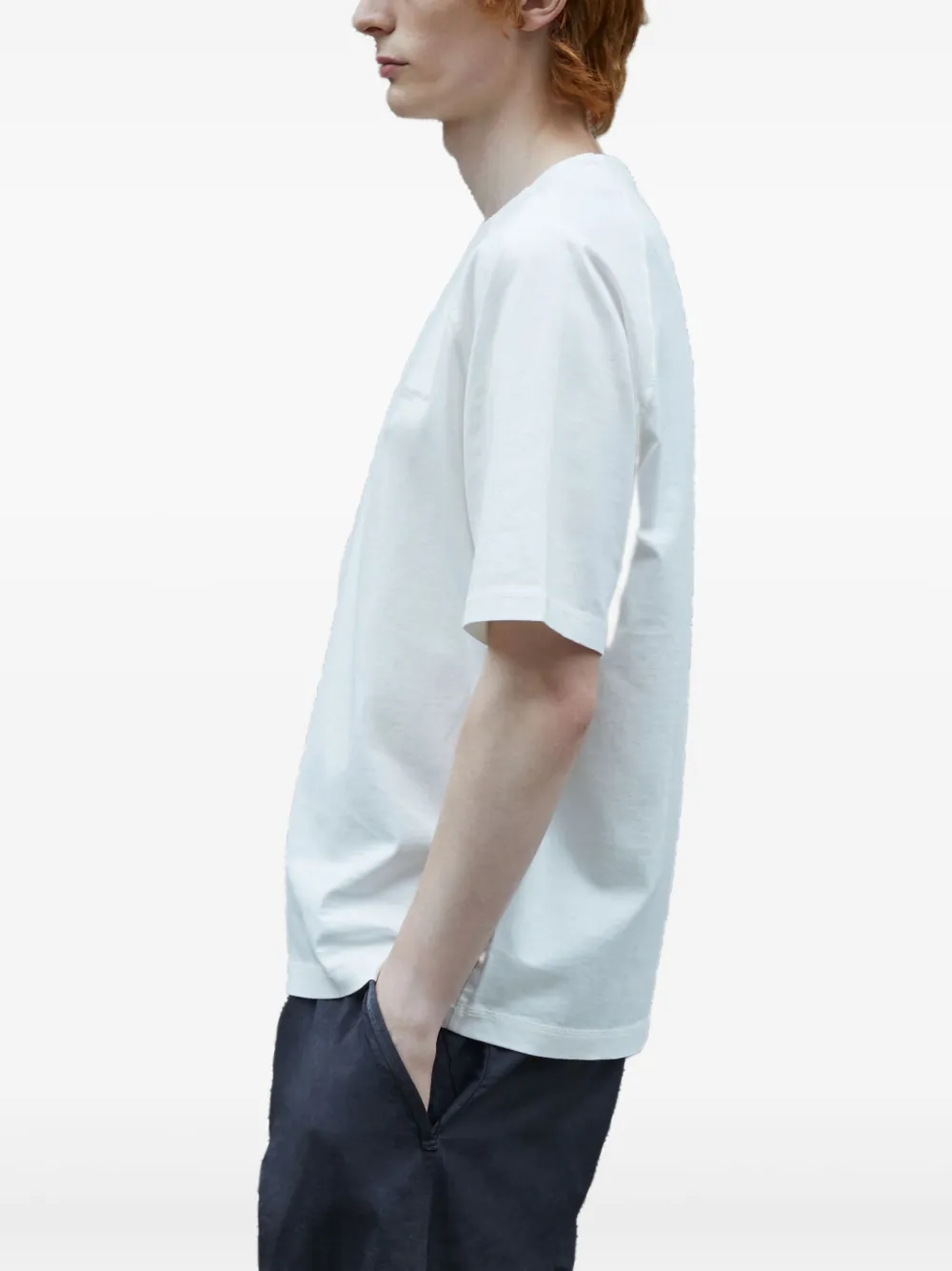 MOOS STUDIO T-shirt met raglan mouwen en ronde hals - 16MMTS014A006247G103|White