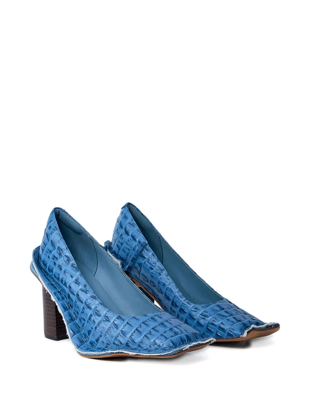 Martine Rose x Clarks 80 mm leren pumps Blauw
