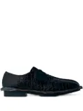 Martine Rose x Clarks croc-embossed derby shoes - Black