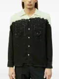 NÒMARYTHM TEXTILE two-tone shirt - Black