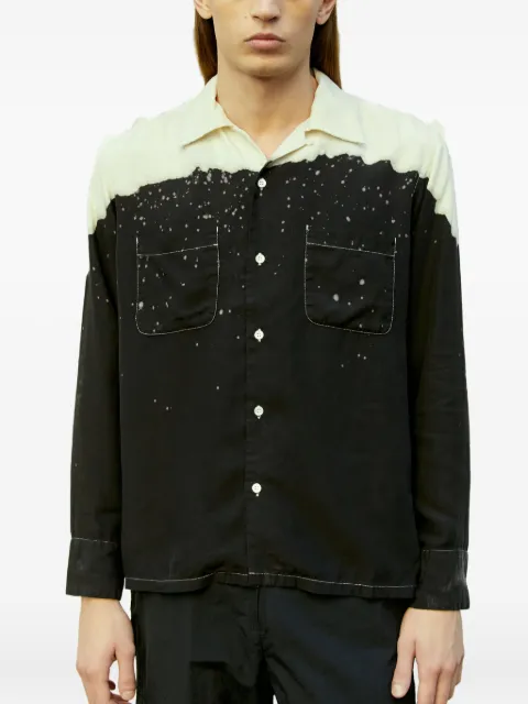NÒMARYTHM TEXTILE two-tone shirt