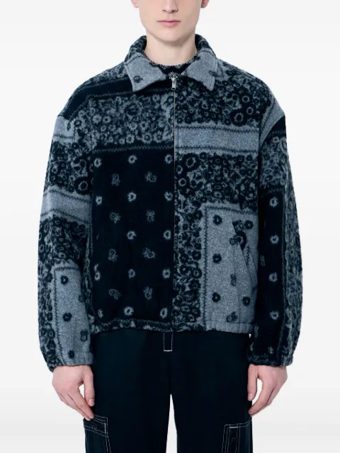 NÒMARYTHM TEXTILE bandana fleece jacket