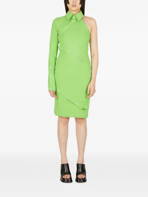 Ninamounah collar button cut-outs dress