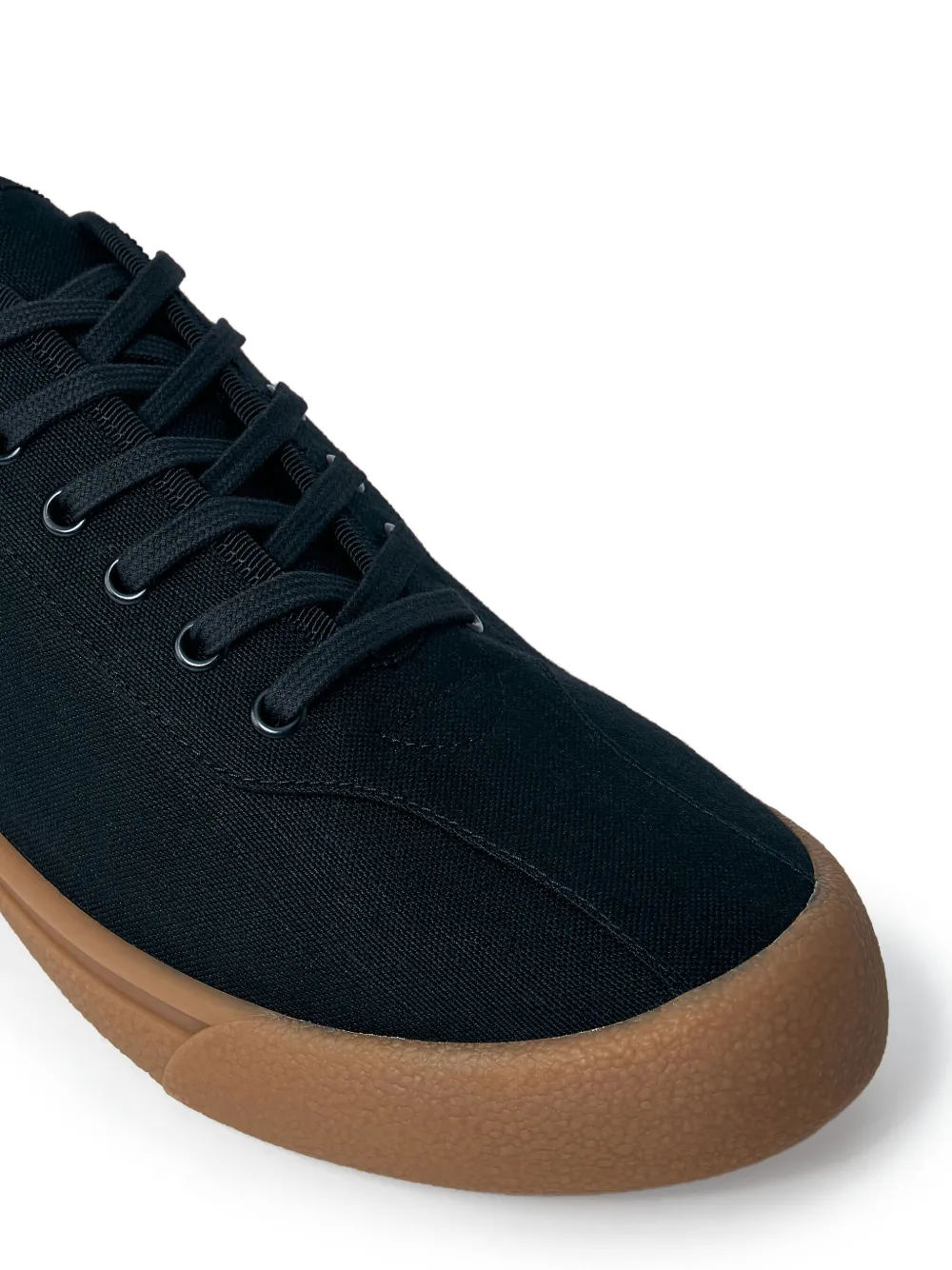 The Row panelled lace-up sneakers Zwart