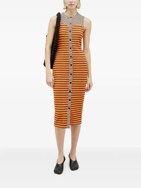 Reward If Found Cardi striped ribbed dress