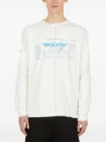 Space Available graphic-print long-sleeved T-shirt - White