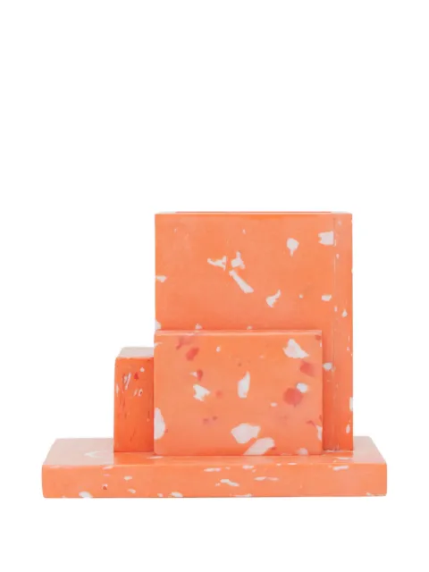 Space Available abstract-pattern print pen holder 
