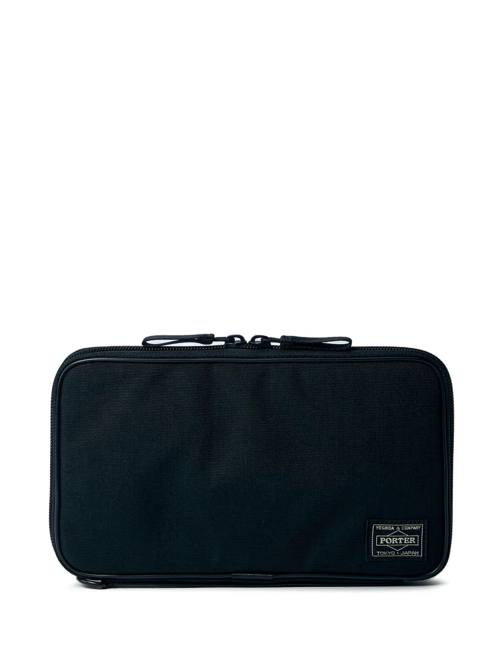 Porter-Yoshida & Co. logo-patch zip-fastening travel bag | Black | Image 1