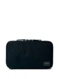 Porter-Yoshida & Co. logo-patch zip-fastening travel bag - Black