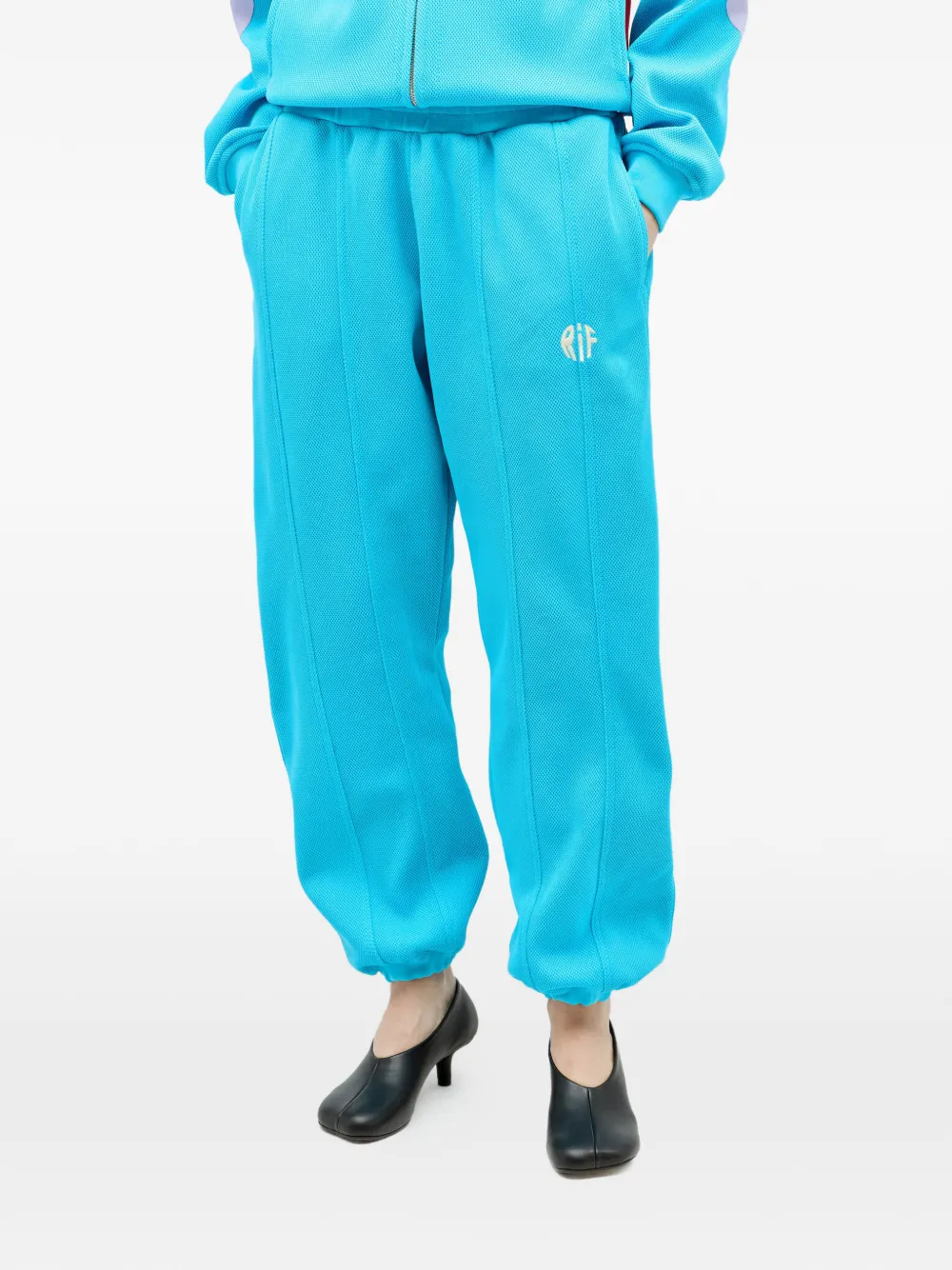 Reward If Found Pantaloni sportivi con ricamo - Blu