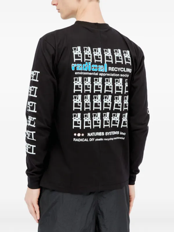 Space Available グラフィック ロングTシャツ | ブラック | FARFETCH JP