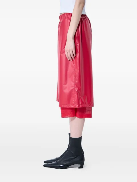Sia Arnika high-shine elasticated shorts