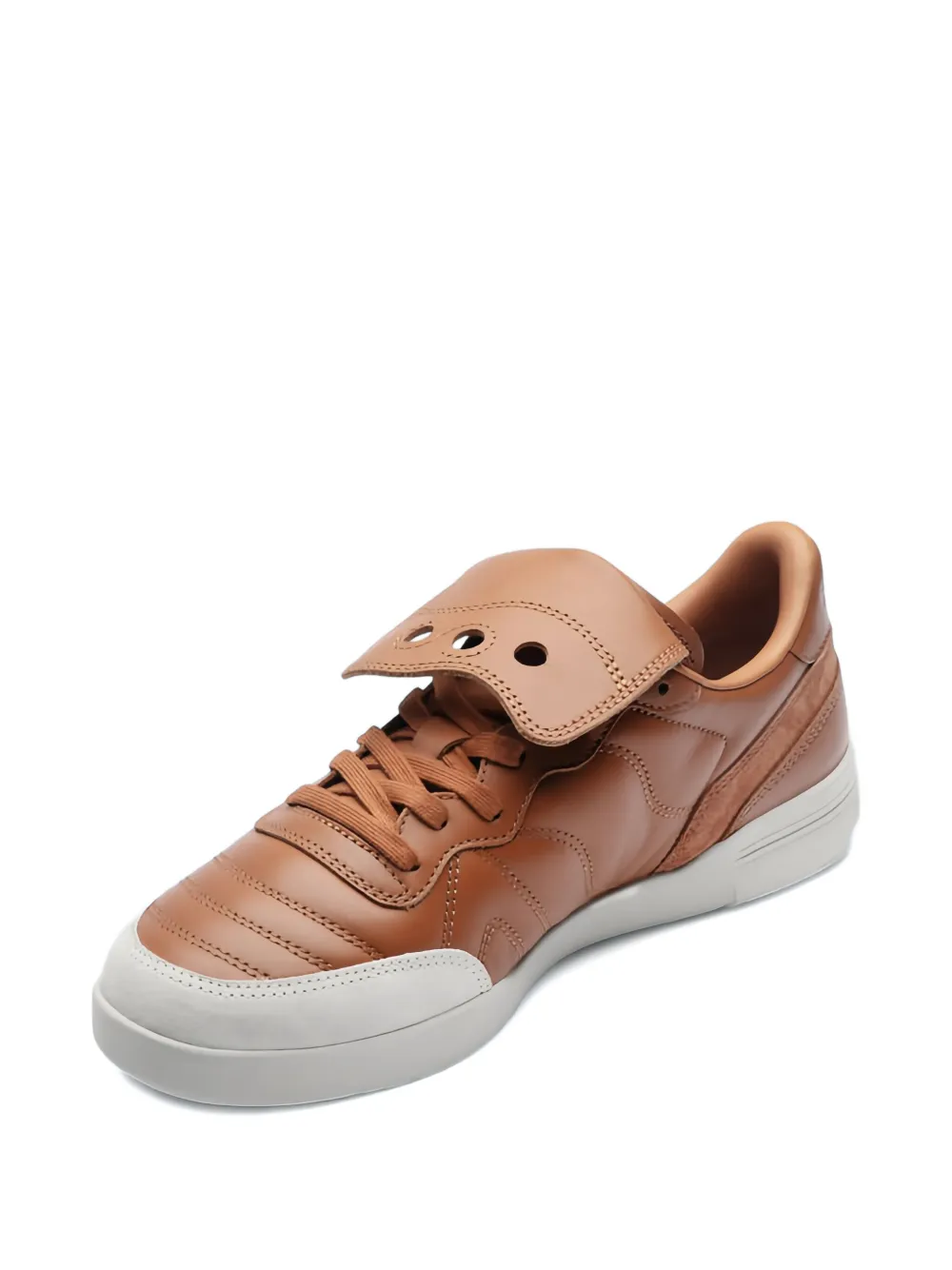 Saucony 586i S leren sneakers Bruin