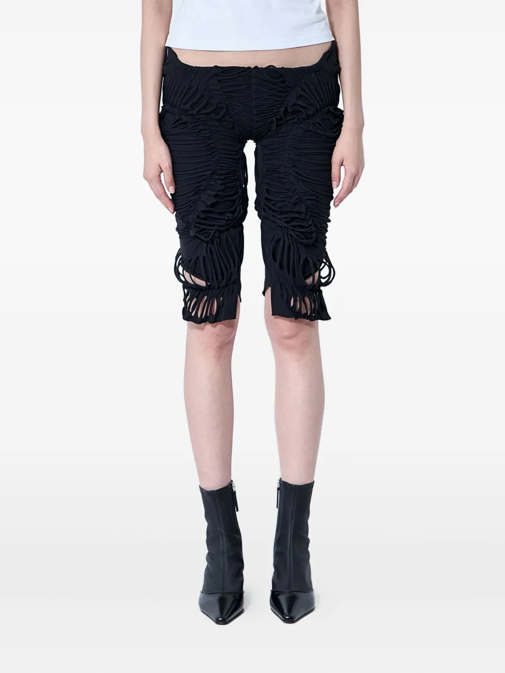 Sia Arnika cut out-detail shorts | Black | Image 1