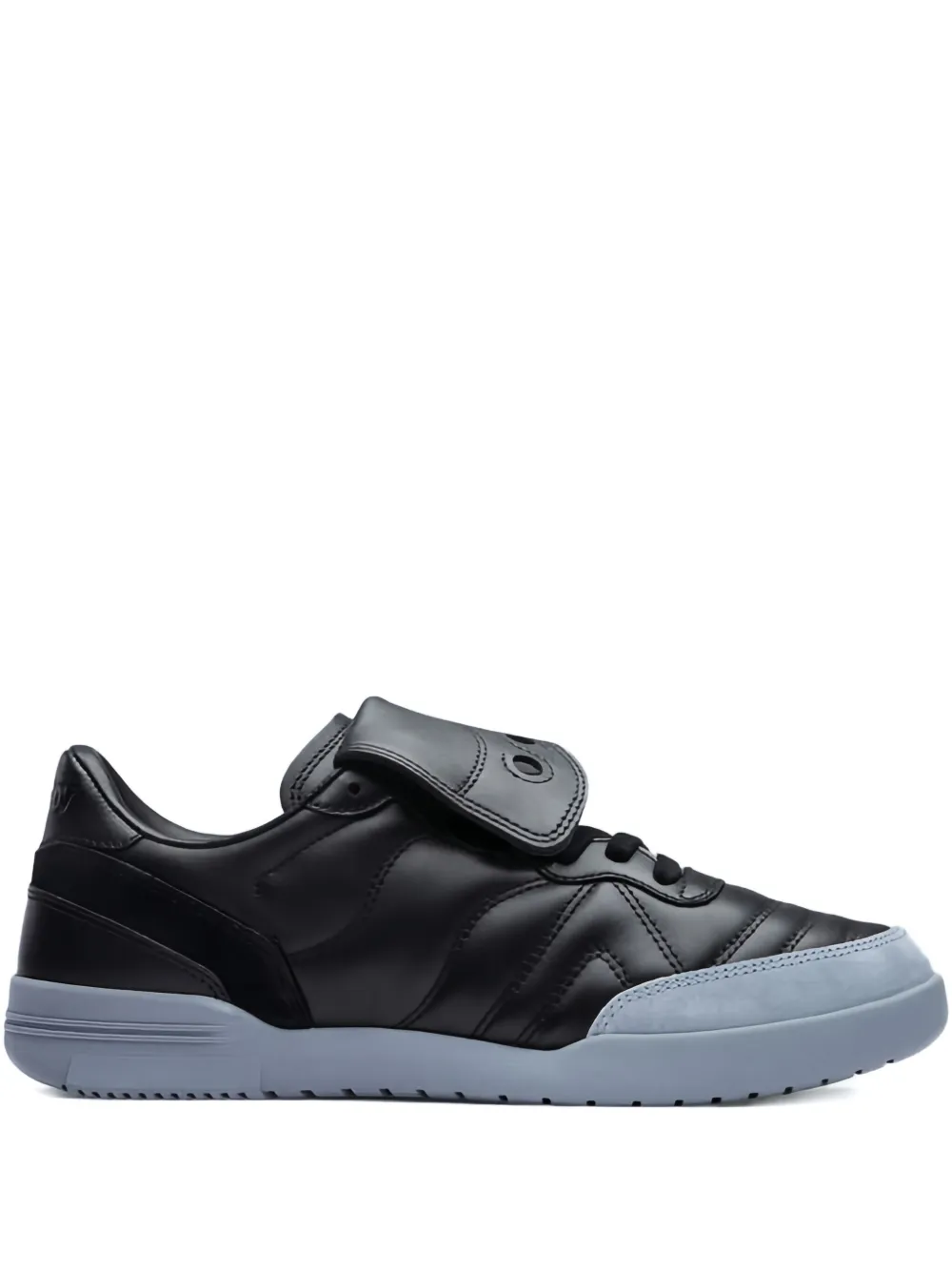 Saucony 586i quilted leather sneakers Black