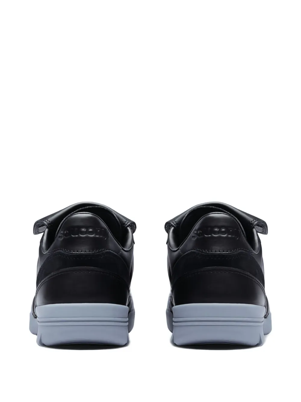 Saucony 586i quilted leather sneakers Black