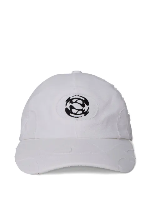 Rombaut logo-motif frayed baseball cap