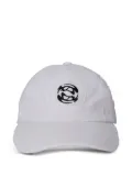 Rombaut logo-motif frayed baseball cap - White