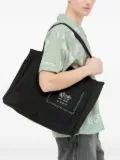 Space Available patch-pocket tote bag - Black